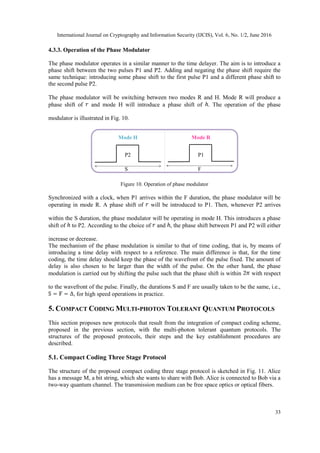 COMPACT CODING USING MULTI-PHOTON TOLERANT QUANTUM PROTOCOLS FOR ...