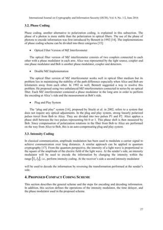 COMPACT CODING USING MULTI-PHOTON TOLERANT QUANTUM PROTOCOLS FOR ...