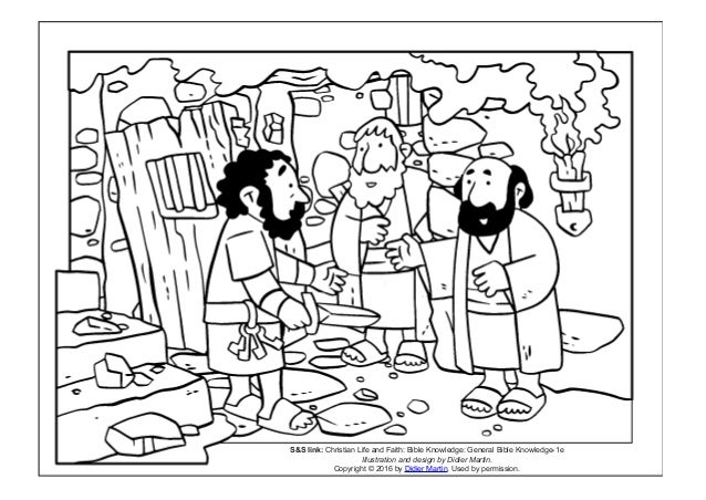 Story Of Saul The Apostle Coloring Page Story Of Saul The Apostle Coloring Page