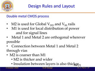 Layout Vss Connection Unit2 - 3 - design-rules-and-layout VLSI | PDF