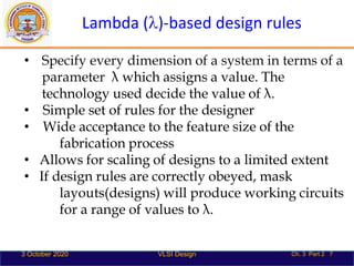 Unit2 - 3 - design-rules-and-layout VLSI | PDF