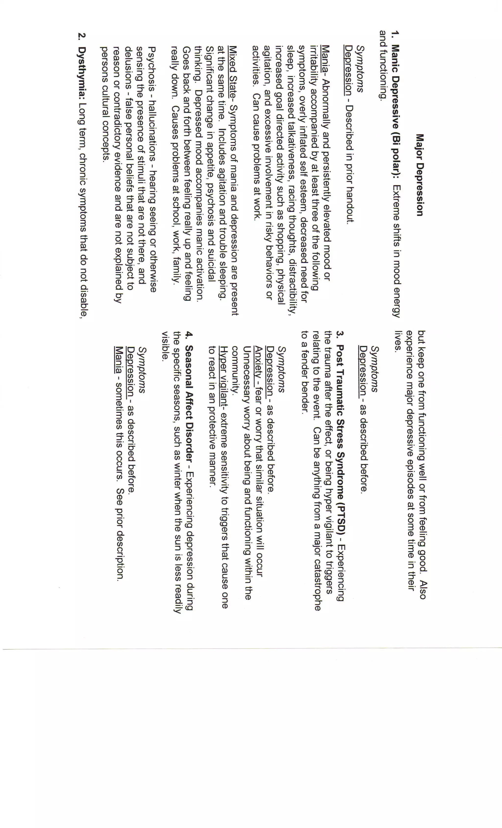 Depression staff training pdf
