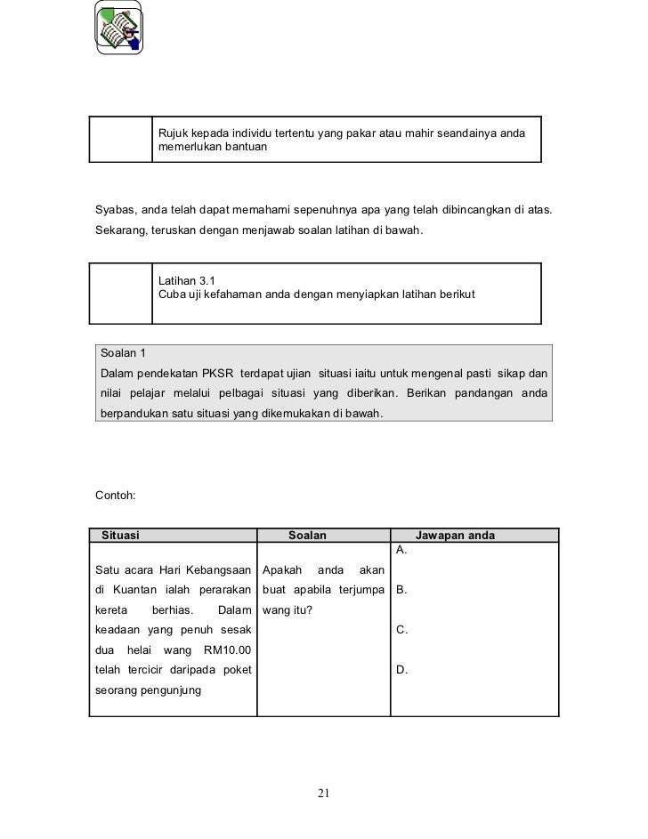 Ujian Pendidikan Moral Tingkatan 4 Serta Skema Jawapan  mowmalay