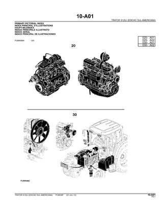 10-A01
TRATOR 6125J (EDICAO SUL-AMERICANA)
PRIMARY PICTORIAL INDEX
INDEX PRINCIPAL D’ILLUSTRATIONS
HAUPT-BILDINDEX
INDICE PRINCIPALE ILLUSTRATO
INDICE GERAL
INDICE PRINCIPAL DE ILUSTRACIONES
PUBM0884 -UN-
020- A01
020- A02
030- A01
030- A02
TRATOR 6125J (EDICAO SUL-AMERICANA) PC8539P (01-JUL-10) 10-A01
PN=1
 
