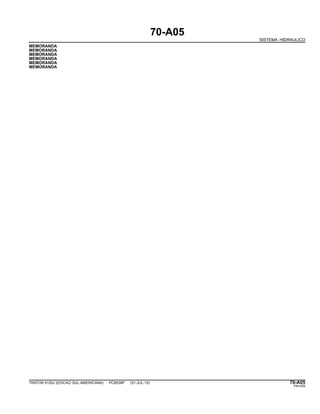70-A05
SISTEMA HIDRAULICO
MEMORANDA
MEMORANDA
MEMORANDA
MEMORANDA
MEMORANDA
MEMORANDA
TRATOR 6125J (EDICAO SUL-AMERICANA) PC8539P (01-JUL-10) 70-A05
PN=355
 