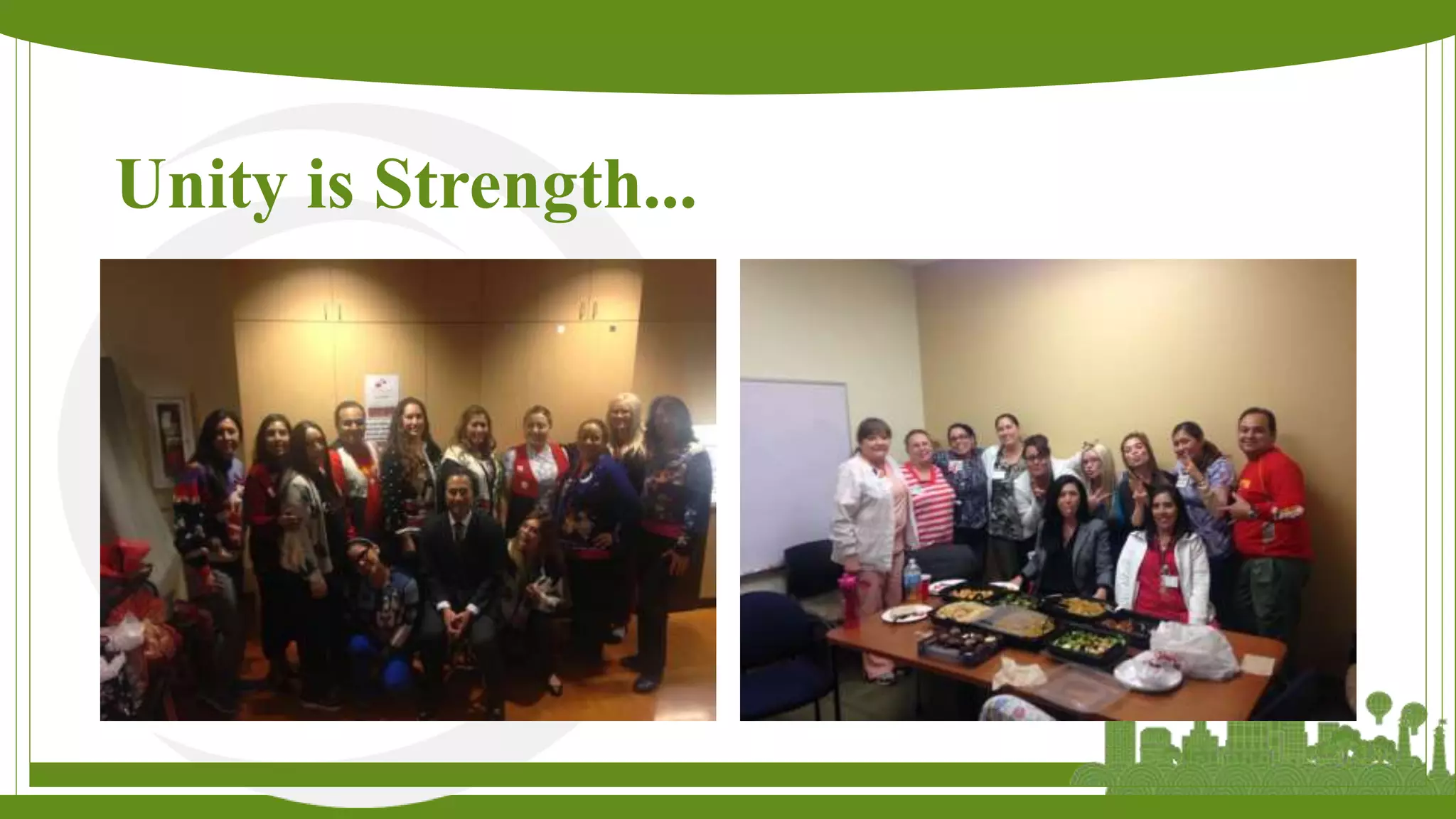 Unity is Strength...
 