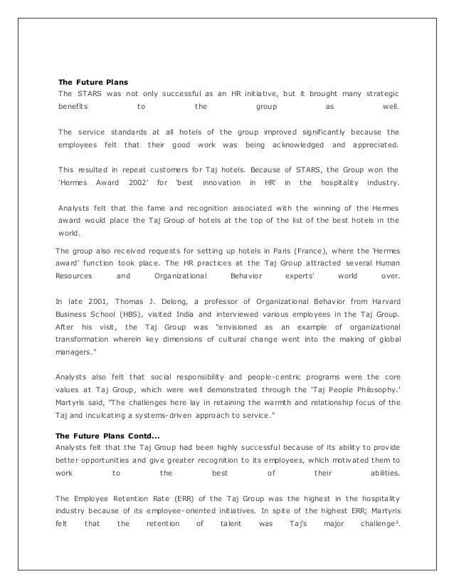 Taj case study image