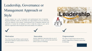 Bezosism Amazon's Leadership, Governance, and Social Responsibility Strategies | PDF