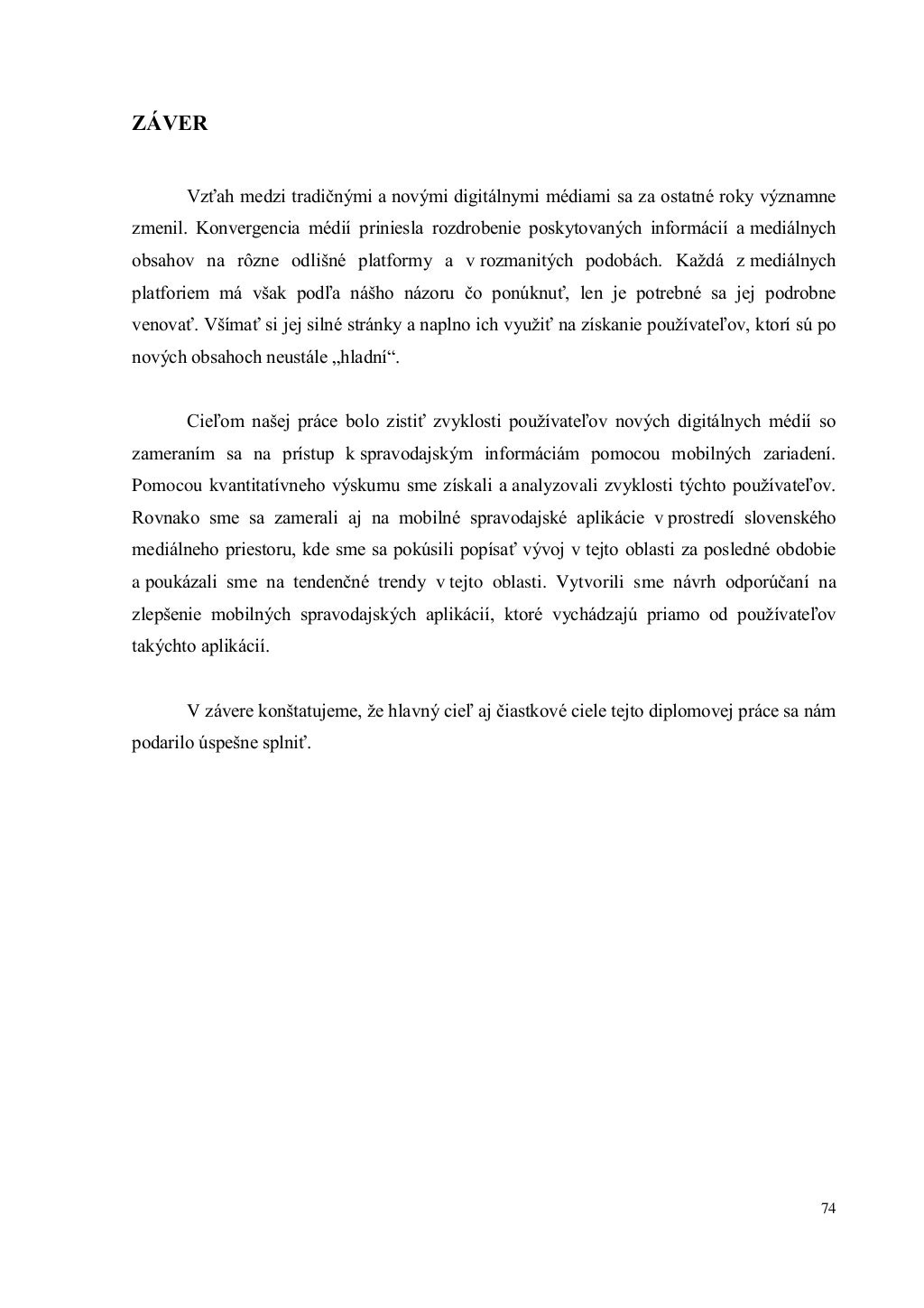 Master thesis mobile image