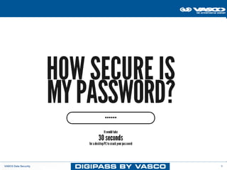 Tools on internet...




VASCO Data Security                          9
 