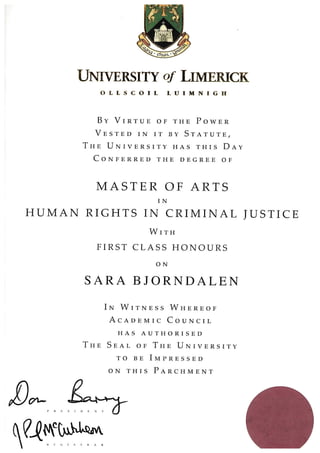Master in Human Rights