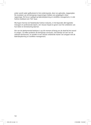 Verbeter de Fashion Supply Chain