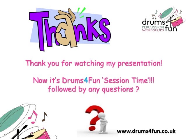 Drums4fun Launch Event Presentation