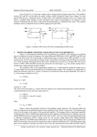 Design consideration in low dropout voltage regulator for batteryless ...