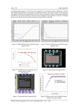 Design consideration in low dropout voltage regulator for batteryless ...
