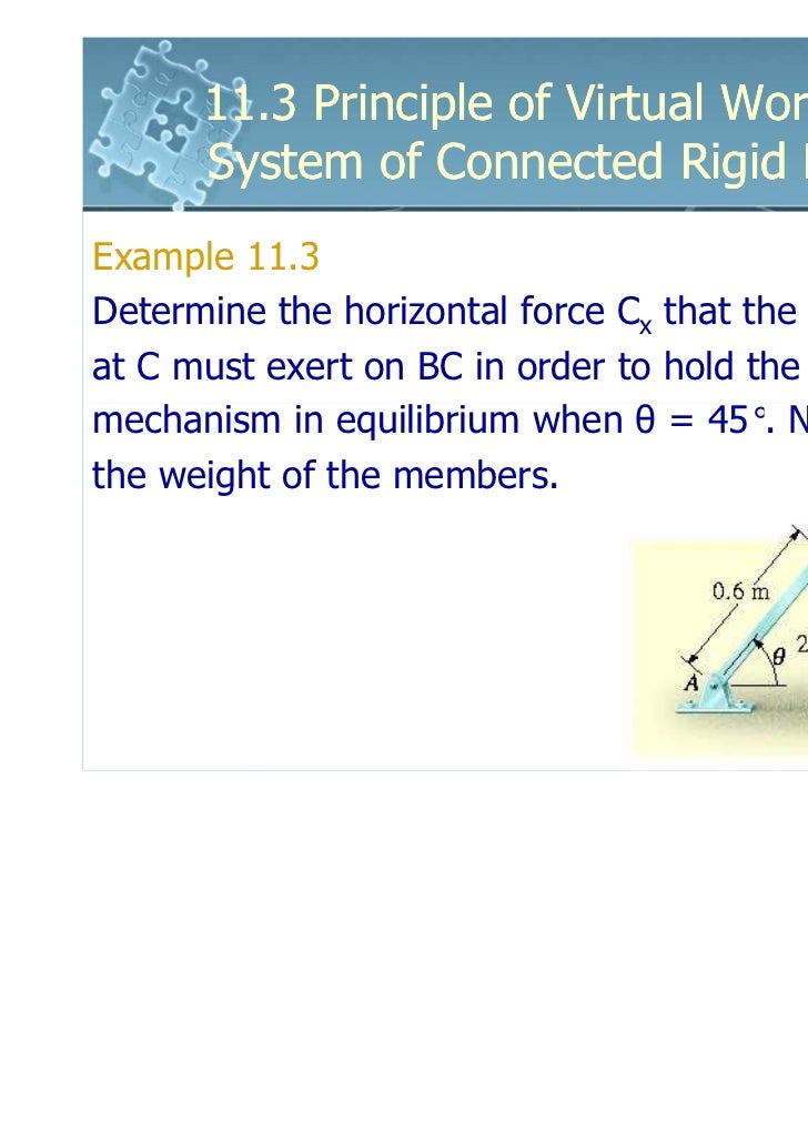 principle of virtual work structural analysis examples principle of virtual work structural analysis examples