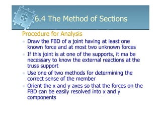6161103 6.4 the method of sections | PDF