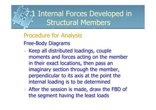 6161103 7.1 internal forces developed in structural members | PDF
