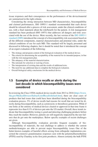 Biocompatibility and Performance of Medical Devices 2nd Edition ...