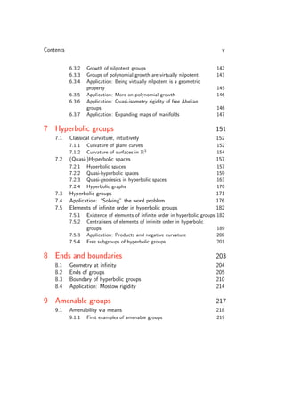 Geometric group theory an introduction 1, version Jan 2015 Edition ...