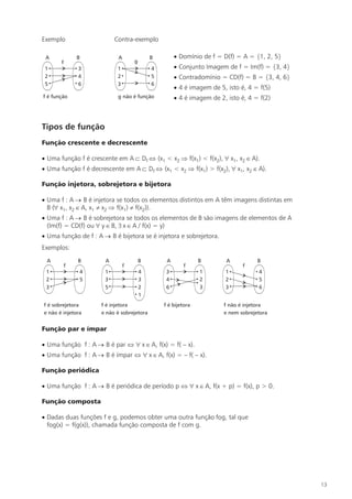 Arcos e ângulos 
 = a   a 
2 
  a+b 
2 
  a – b 
2 
  a 
2 
Razões trigonométricas 
Comprimento da circunferência 
Base média de triângulo 
9 
b 
sen 
b 
a 
  sen 
c 
a 
  
cos 
c 
a 
  cos 
b 
a 
  
tg 
b 
c 
  tg 
c 
b 
  
R 
C  2R 
 
MN 
 
// BC 
MN = 
BC 
2 
 