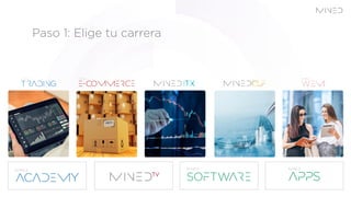 Paso 1: Elige tu carrera
 