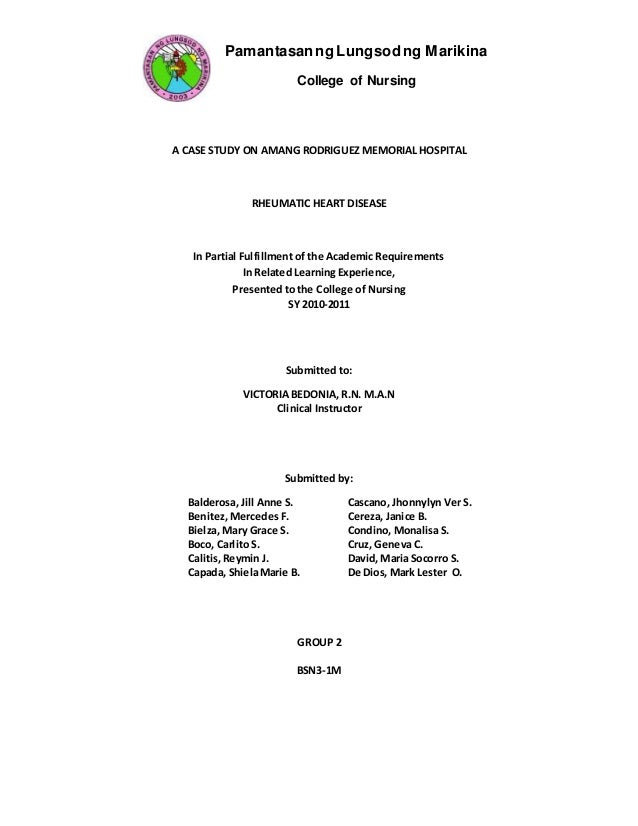 Rheumatic fever case presentation picture