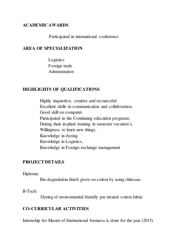 day trader resume