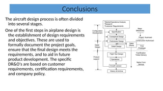 Comprehensive Aircraft Design Process: From Concept to Certification | PPTX