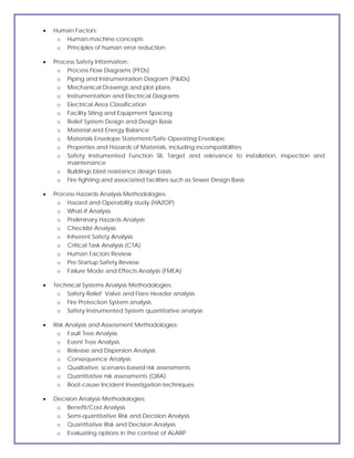 What Is Process Safety Engineering | PDF