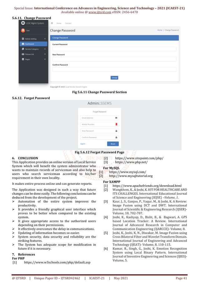Local Service Search Engine Management System LSSEMS