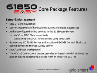 61850easy Test Tool for IEC 61850 Networks & Systems | PPTX