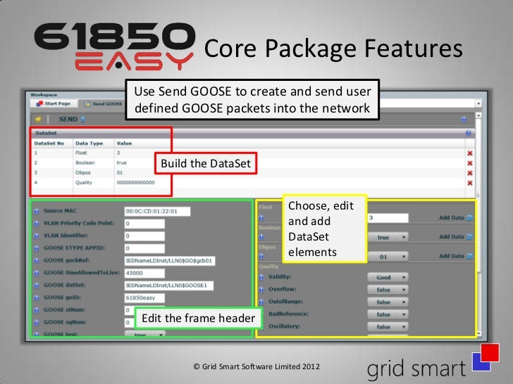 test 61850 tool Systems Test IEC 61850 Tool Networks for 61850easy &