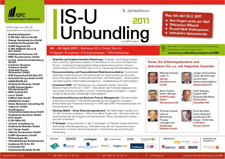 Is U Unbundling 2011 Overview