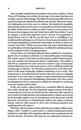 Transforming technology a critical theory revisited Feenberg | PDF
