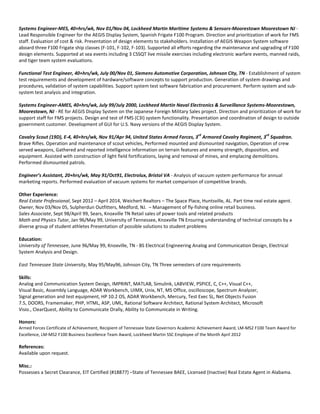 ResumeTaffApril2015 | PDF