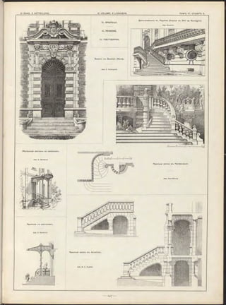 III. НРЫЛЬЦА.
III. PERRONS.
III. FREITREPPEN .
Дом-ь-особняк-ь въ Парижѣ (Avenue du Bois de Boulogne).
Apx. Escalie r.
К р Ы Л Ь Ц О С"Ь з о н т и к о м ъ .
Ж елѣзный зонтингь на колоннах"ь.
Apx. E. Barberot.
Крыльцо виллы в"ь H ardencourt.
Apx. Vaurabourg.
Apx. E. Barb erot.
Замонтэ в*ь Saultain (Nord).
Apx. E. Dutouquet.
 