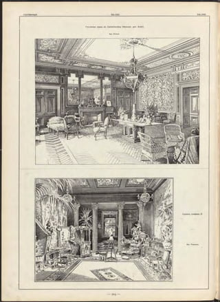 Гостинная 3àM«a въ Castelnaudary (Франція, деп. Aude).
Apx. Arnaud
Салонъ графини Л.
Apx. Pasq uier.
 