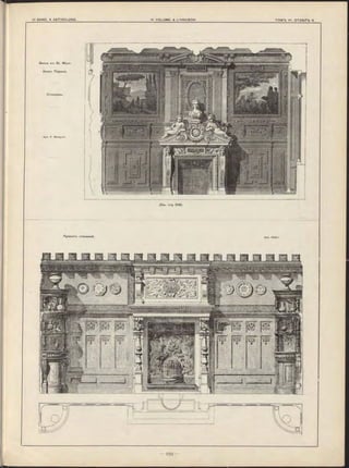 (Gm. стр 258).
Проект-ъ столовой.
Вилла в-ь S t. Maur,
близ"ъ Парижа.
Столовая.
Apx. P. M anguin.
 