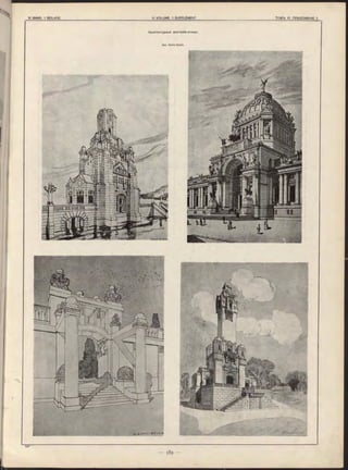 Архитектурные фантазіи-этюды.
Apx. Kann-Gyula.
 