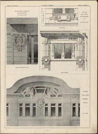 Доходный домъ въ Будапеш тѣ
(улица Perczel Мог).
Арх. Kàrman & Ullmann.
Убранство магазиннаго окна.
Подоконникъ.
Доходный
домъ въ Вѣнѣ.
(Frankenberggasse,
14).
Арх. W ilhelm Jelinek.
Д еталь фасада.
Доходный
домъ въ Вѣнѣ.
(Wipplinger-
strasse, 1).
 