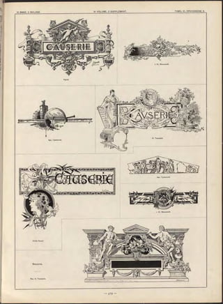 I. Ю . Мошинскій.
Vignat.
Арх. Гуслистый.
Арх. Гуслистый,
Виньетка.
Рис. H. Toussaint.
I. Ю . Мошинскій.
Em ile Causé.
 