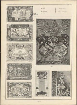 A Binet.R07*£
_18ДО. rLORCNCi
• l*eo
B — Mayeux. Конкурсъ Rougevin
C — C hifflot.
- lvVV';
D — Lemaresquier. Рисунок-ь для переплета.
E — Naville.
.-
F. STUck.
MODERM
DESIGtt
David Bax ter. M-elle M arth e B a tu t.
 