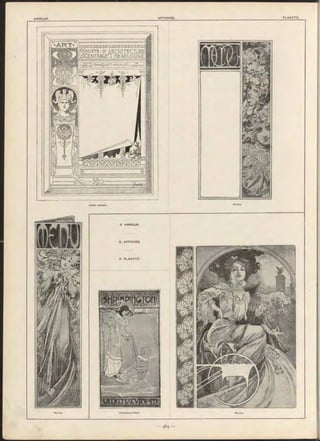 А Ф И Ш И AFFIC HES. P L A K A T E .
E m ile Lam bot. M ucha.
 