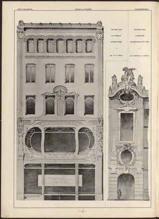 ЧАСТИ ФАСАДОВЪ. DETAILS de FAÇADES. FAÇADENDETAILS.
 