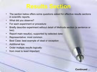 Report Writing - Outreach Programme (2) | PPT