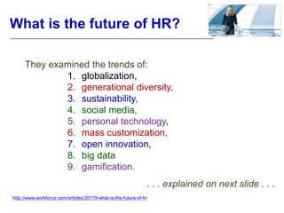 Human Resources Trending into the Future | PPT