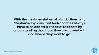 3 steps to create a blended learning plan and its effect on the tech coach role