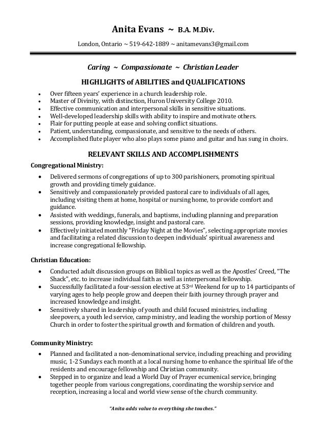 Ontario resume help