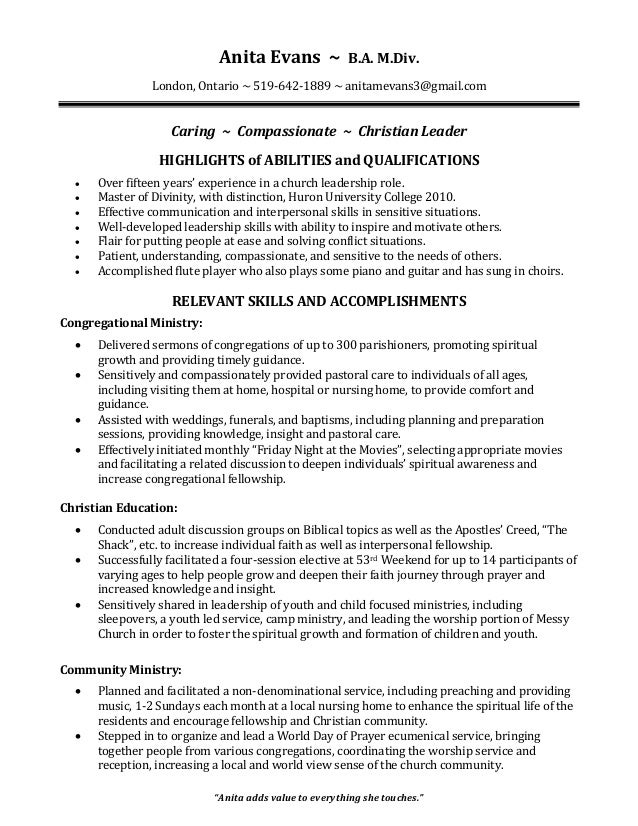people skills resumes